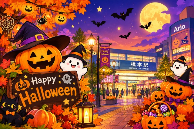 橋本のハロウィンの画像