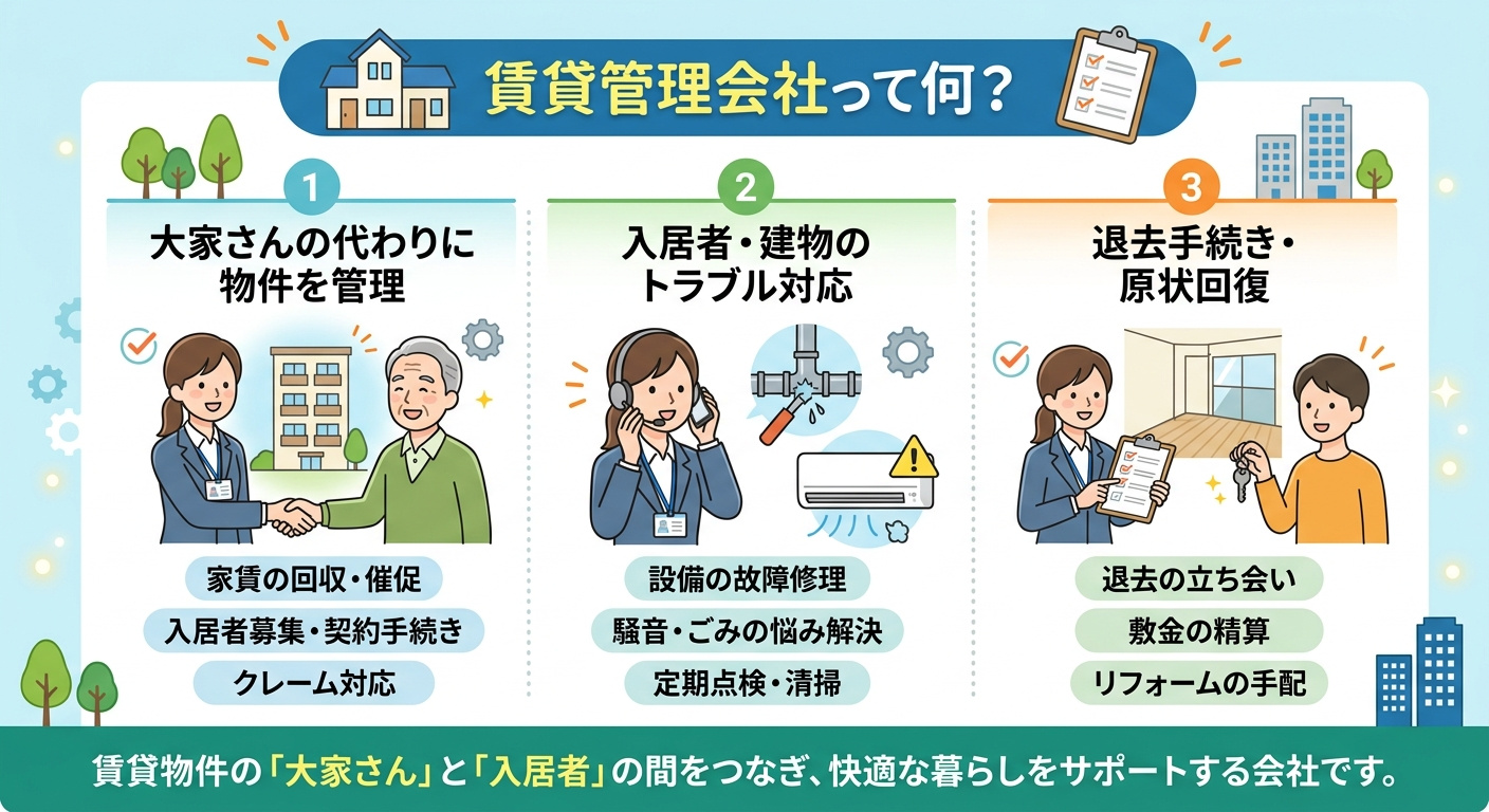 賃貸管理会社って何？の画像