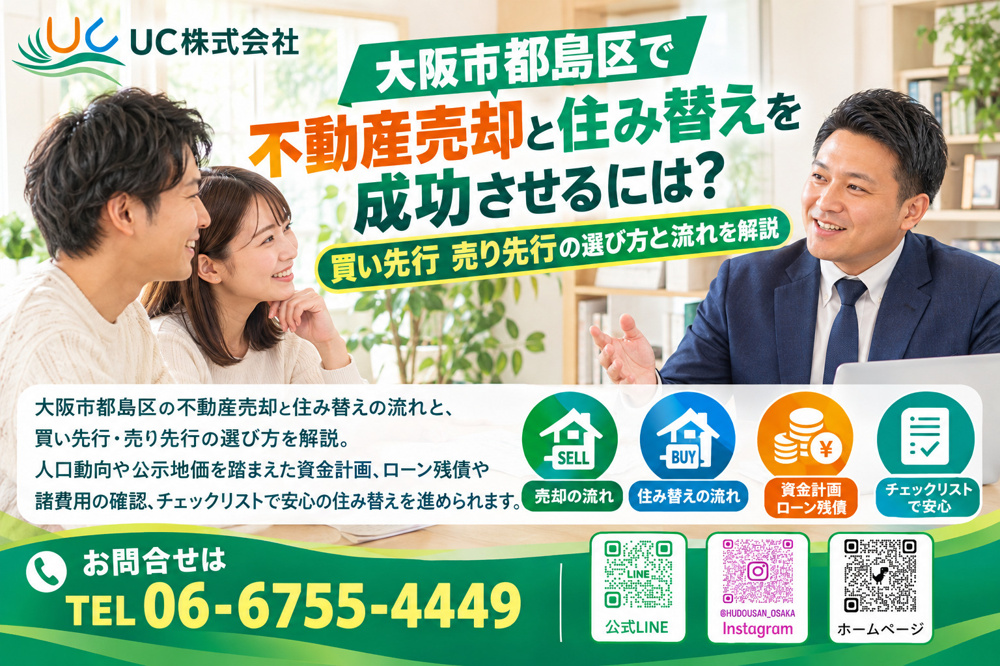 大阪市都島区で不動産売却と住み替えを成功させるには？買い先行売り先行の選び方と流れを解説の画像