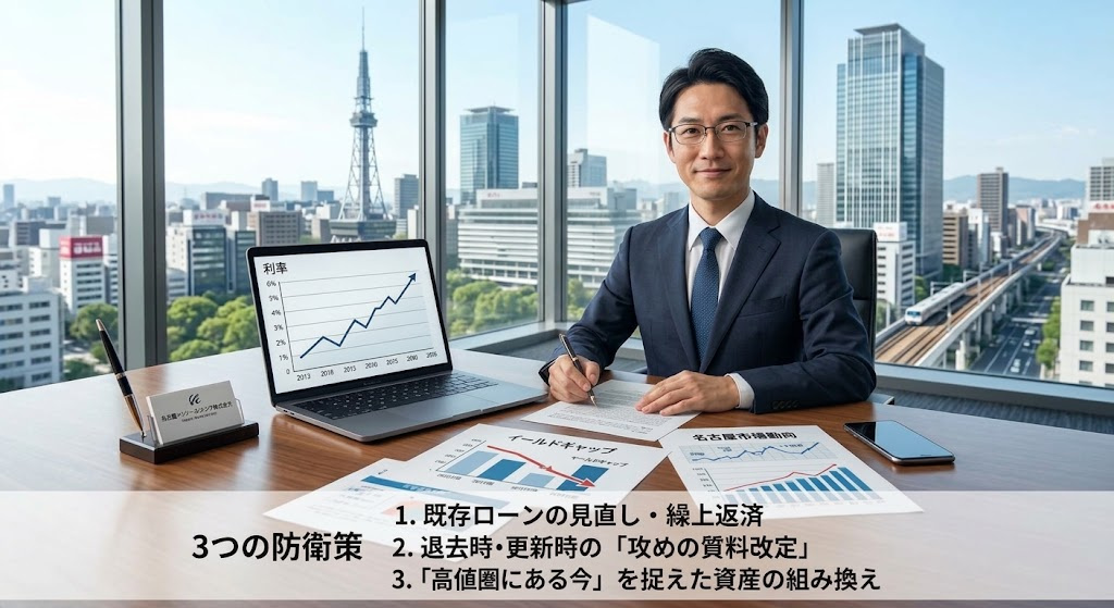 金利ある世界へ突入｜名古屋の収益物件オーナーが直面する「イールドギャップ縮小」と今取るべき3つの防衛策の画像