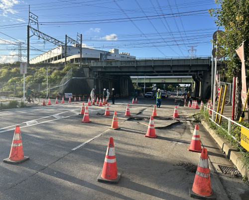 前面道路封鎖に伴う駐車場利用のご案内の画像