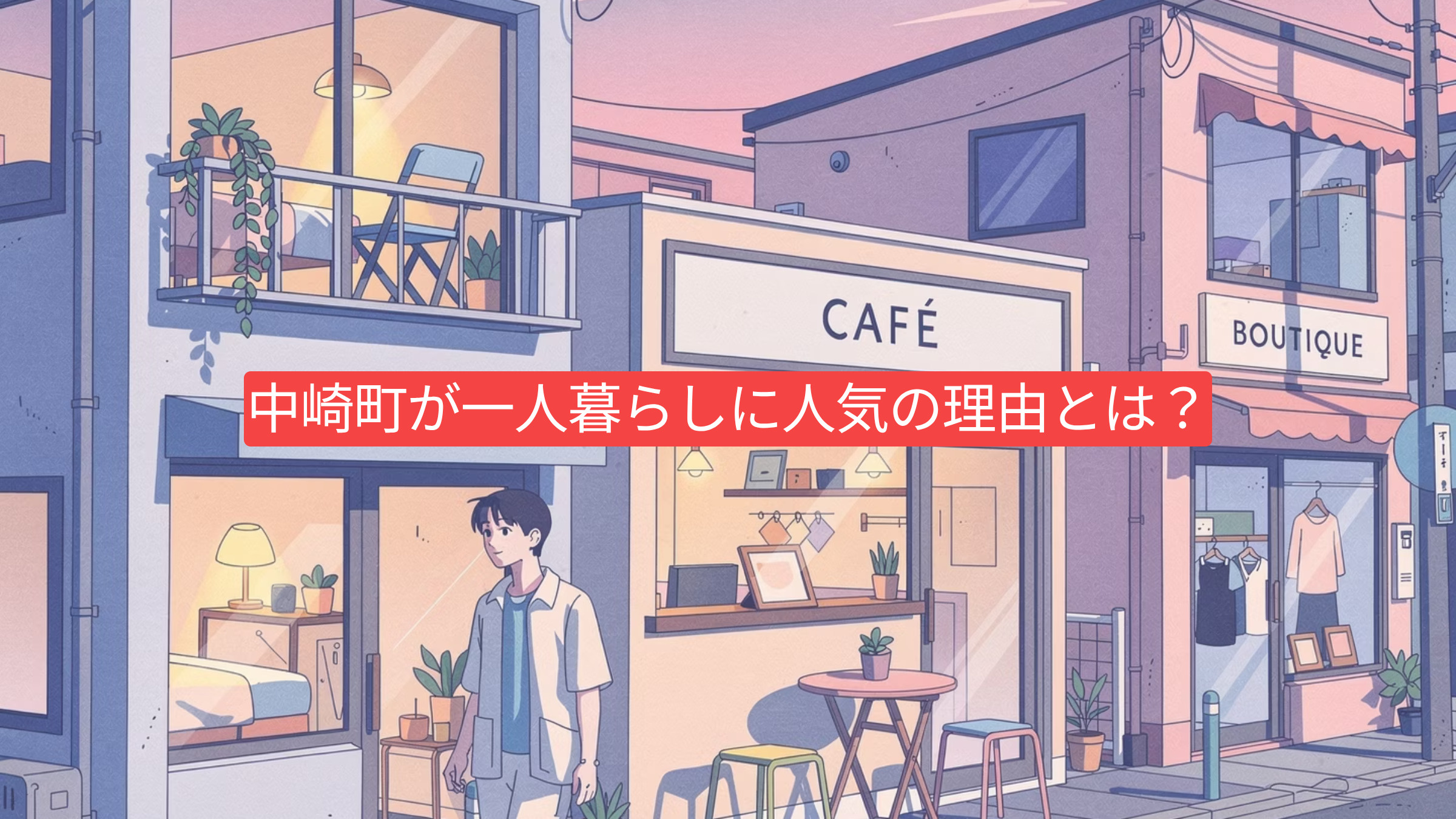 中崎町が一人暮らしに人気の理由とは?の画像