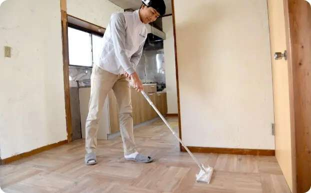 簡易清掃の作業例