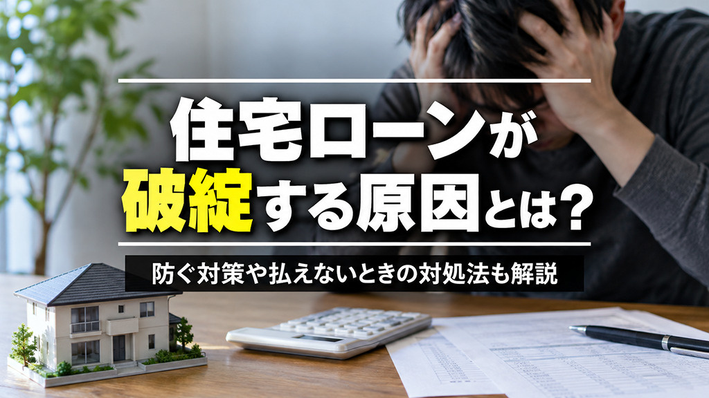 住宅ローンが破綻する原因とは？防ぐ対策や払えないときの対処法も解説