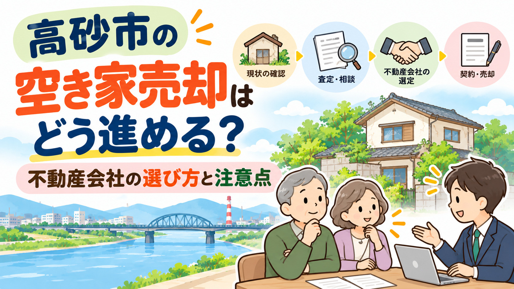 高砂市の空き家売却はどう進める?不動産会社の選び方と注意点の画像