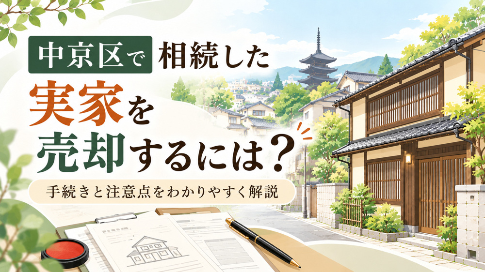 中京区で相続した実家を売却するには？手続きと注意点をわかりやすく解説の画像