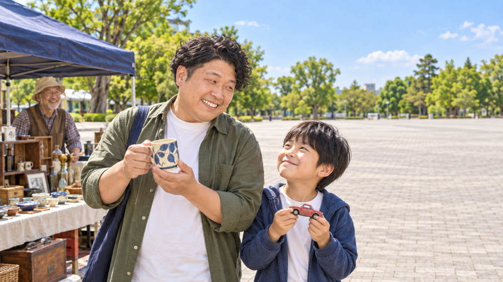 初めてのリアルフリマの画像