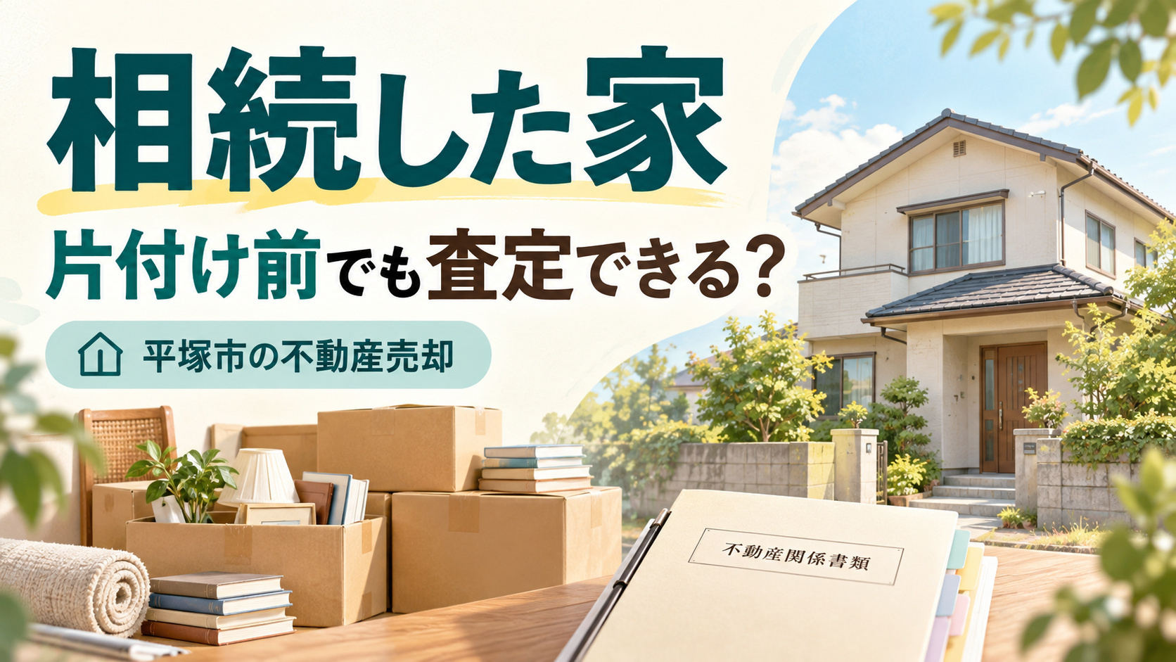 平塚市で相続した家は片付け前でも査定できる?残す資料と売却準備の順番の画像
