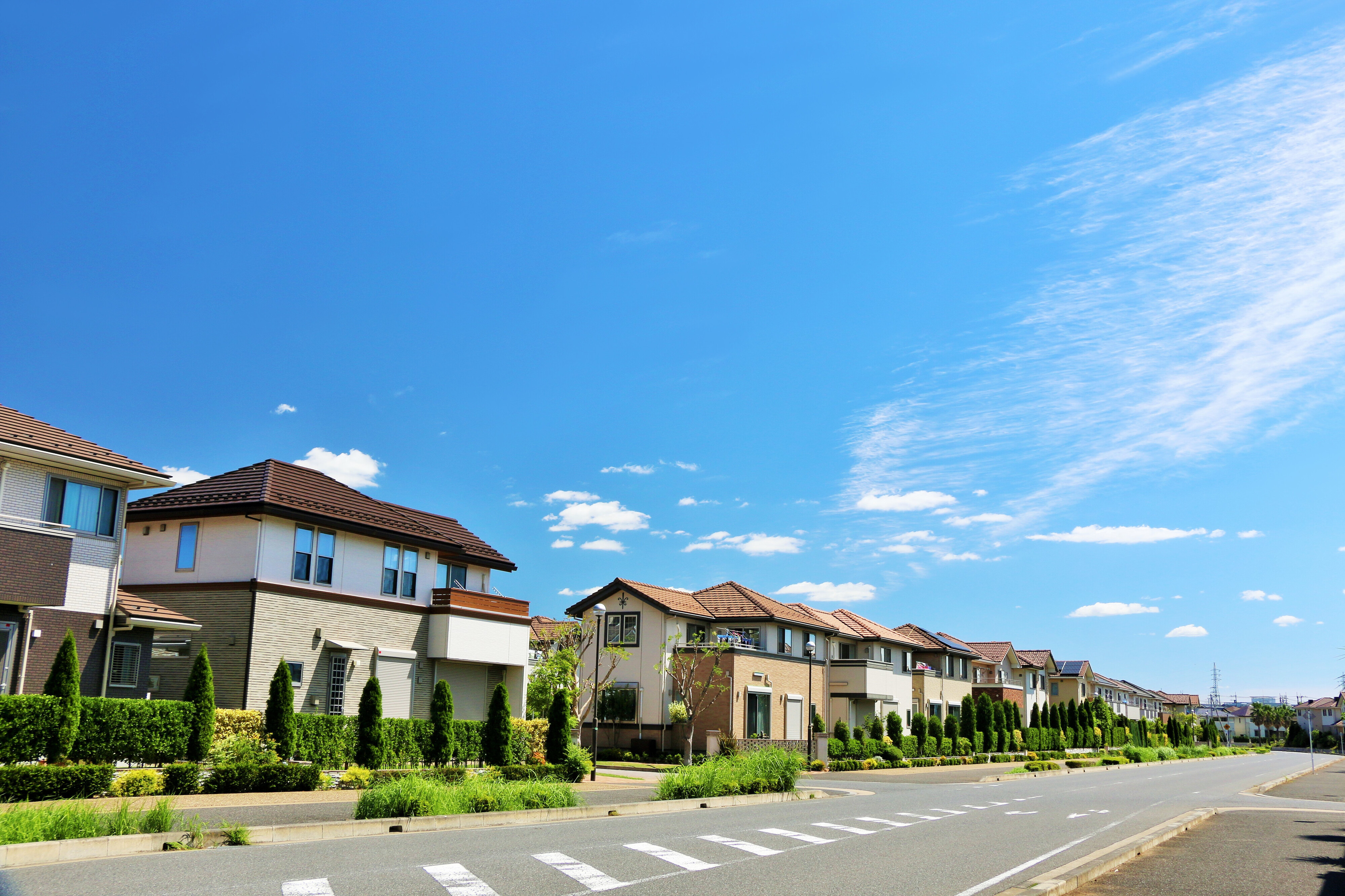 八王子の街並みと住宅