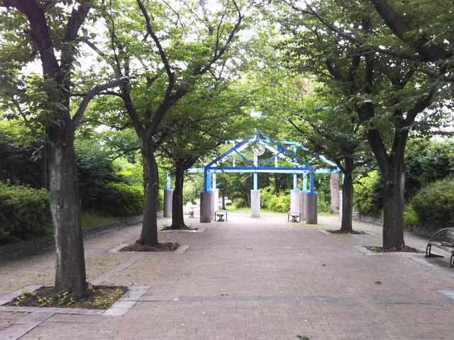 赤羽緑道公園の様子