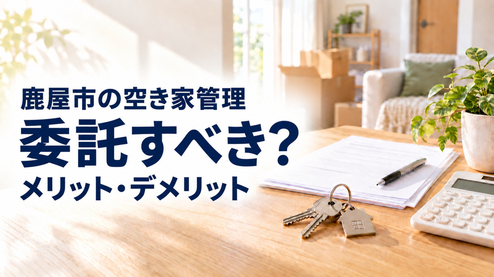 鹿屋市の空き家管理は委託すべきか？メリットとデメリットを整理して解説の画像
