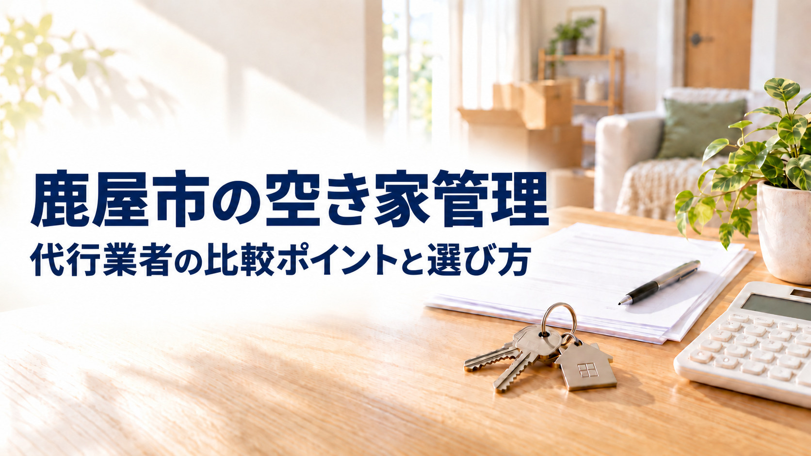 鹿屋市の空き家管理に悩む方へ？代行業者の比較ポイントと選び方を解説の画像