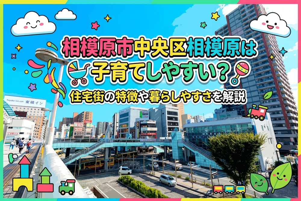 相模原市中央区相模原は子育てしやすい？住宅街の特徴や暮らしやすさを解説の画像