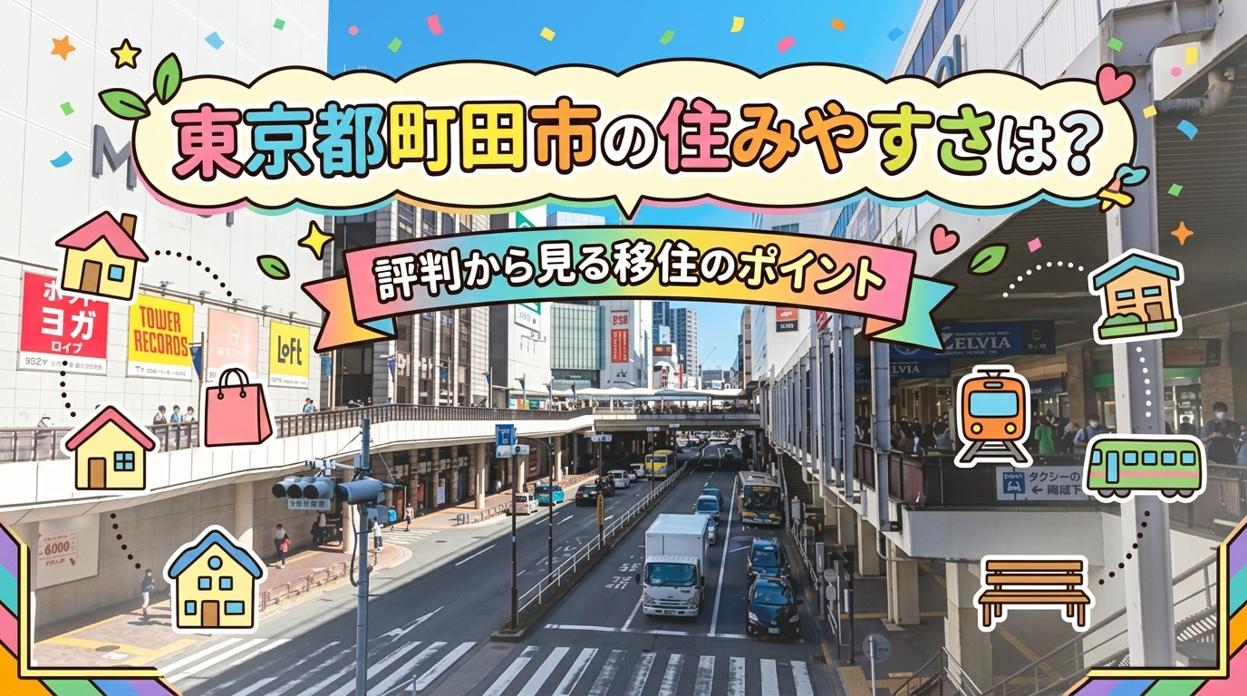 東京都町田市の住みやすさは?評判から見る移住のポイントの画像