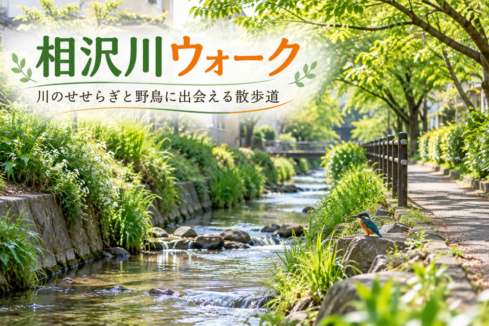 相沢川ウォーク｜川のせせらぎと野鳥に出会える瀬谷区の散歩道の画像