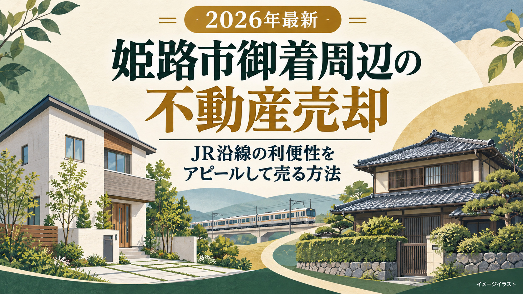 姫路市御着周辺の不動産売却【2026年最新】｜JR沿線の利便性をアピールして売る方法の画像