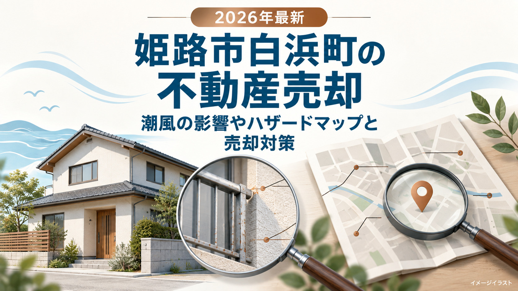 姫路市白浜町の不動産売却【2026年最新】｜潮風の影響やハザードマップと売却対策の画像