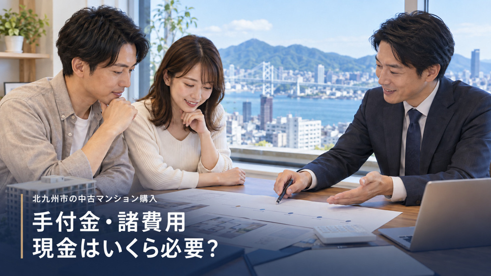 北九州市で中古マンション購入を検討中の方へ 手付金や諸費用など必要な現金の目安を解説の画像