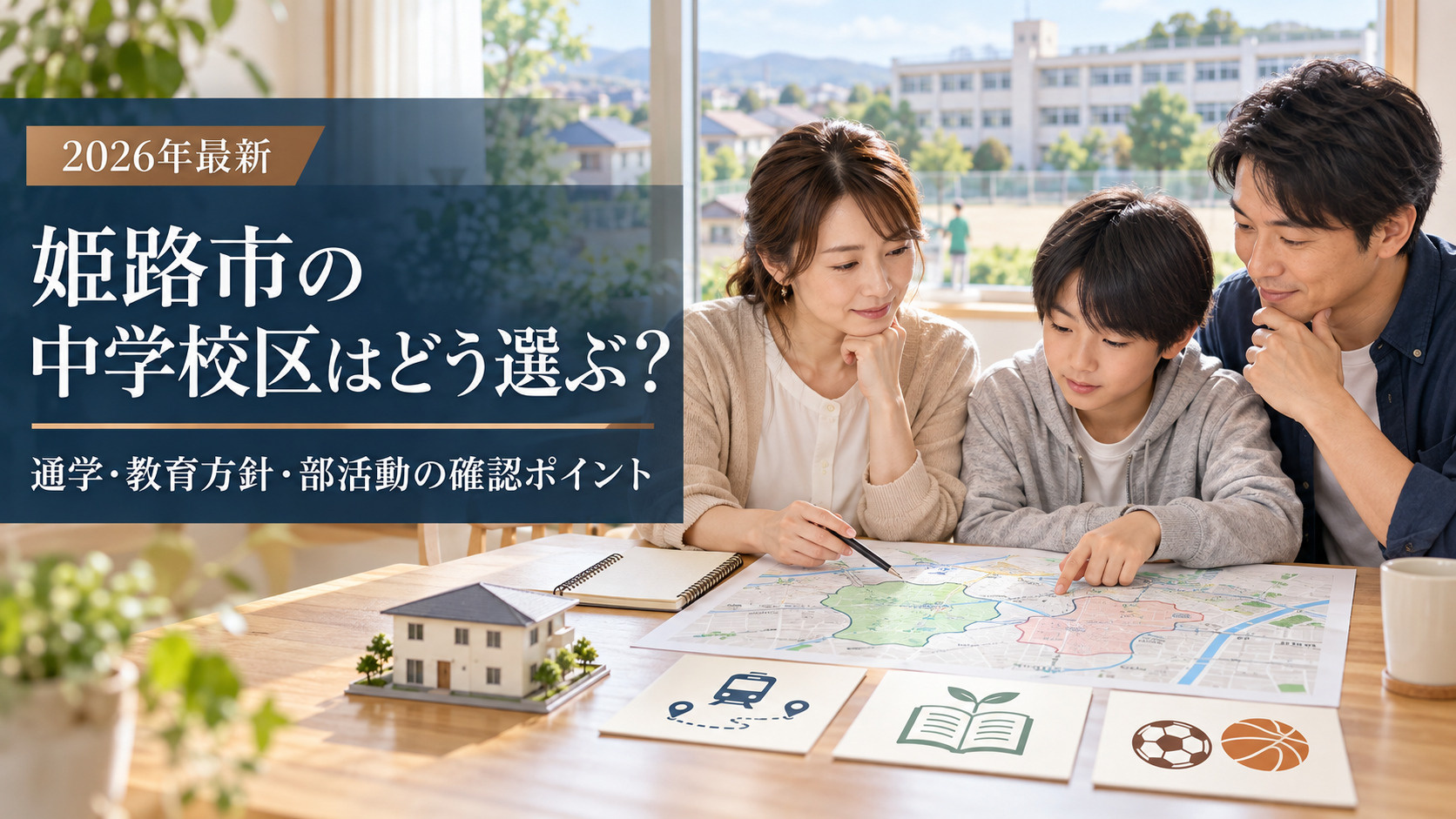 【2026年最新】姫路市の中学校区はどう選ぶ？通学・教育方針・部活動の確認ポイントの画像