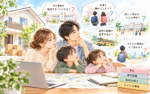 子育て世代のマイホーム購入の注意点！エリア選びと転校リスクを事前に確認の画像