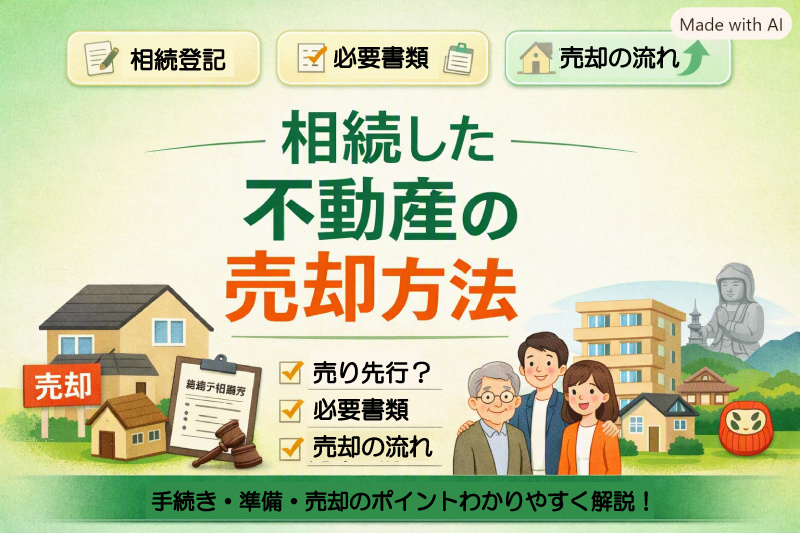 【高崎市】相続した不動産の売却方法の画像