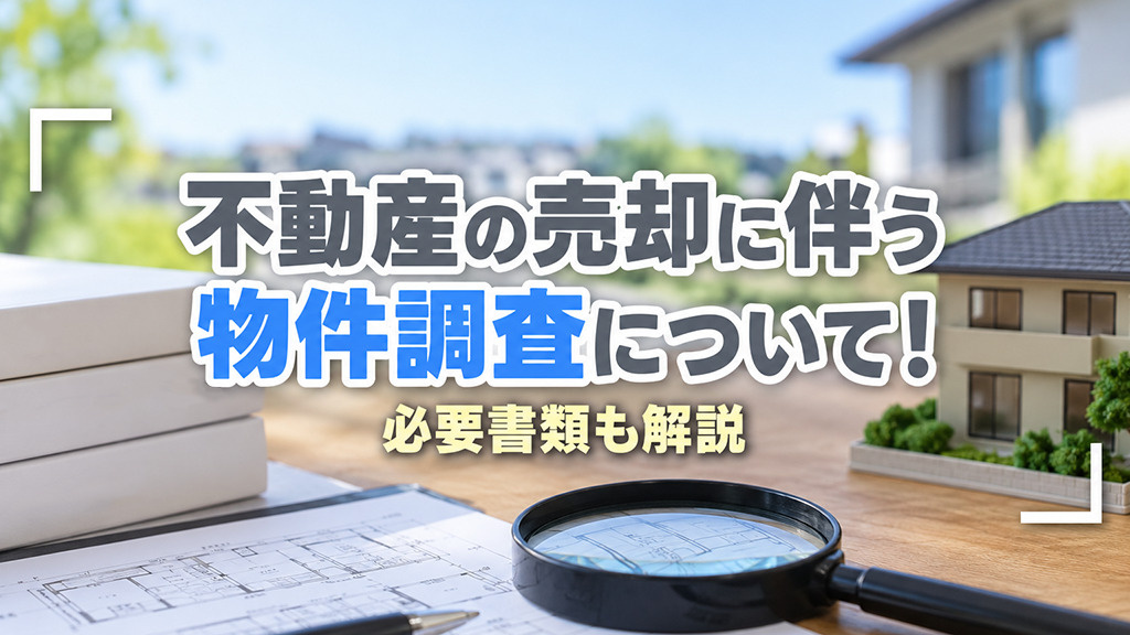不動産の売却に伴う物件調査について！必要書類も解説の画像