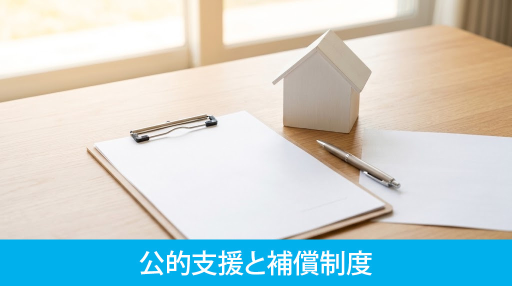 台風被害の家で受けられる公的支援と補償制度