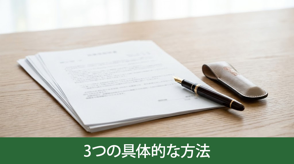 不動産を整理する3つの具体的な方法