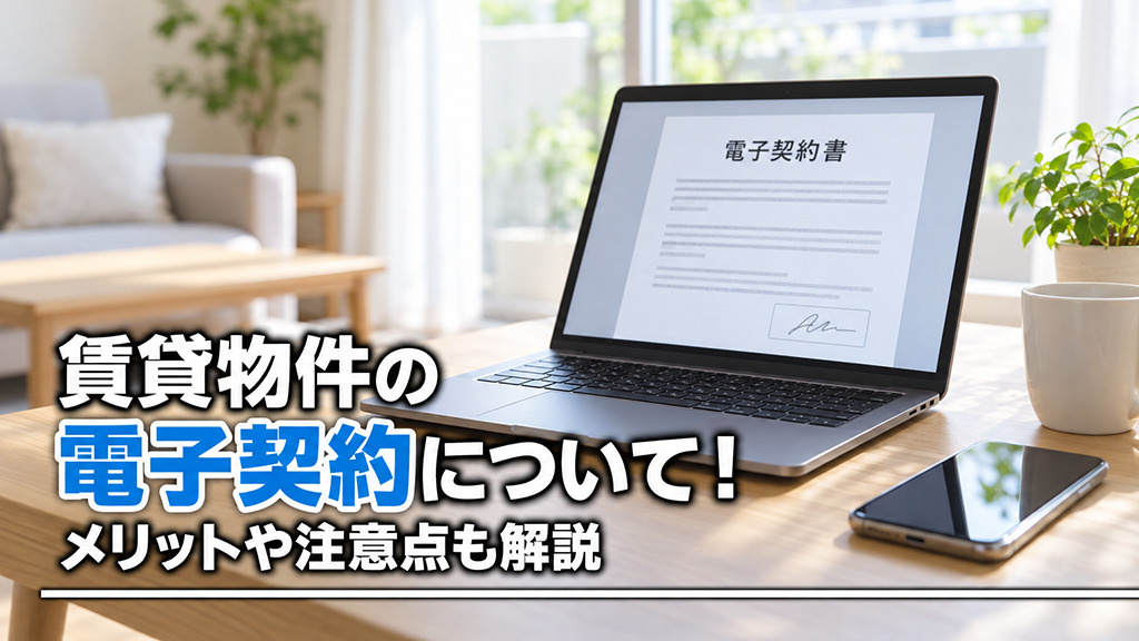賃貸物件の電子契約について！メリットや注意点も解説の画像