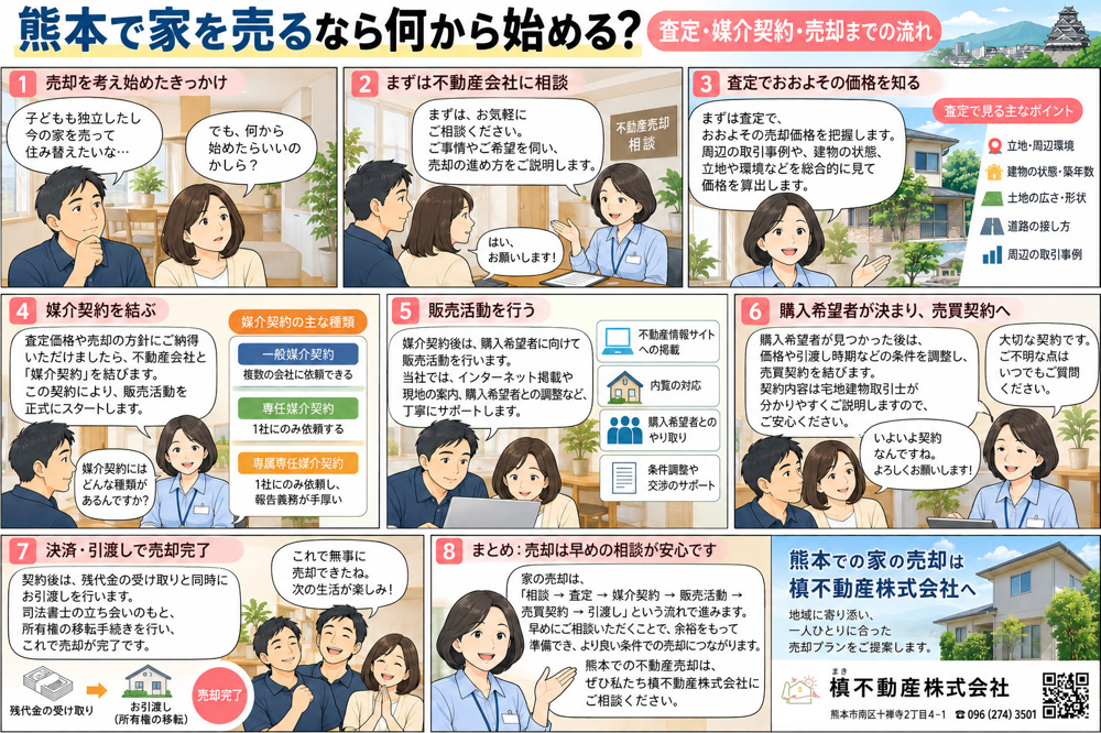 熊本で家を売るなら何から始める？の画像