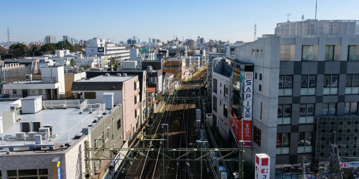 永福町の街並み