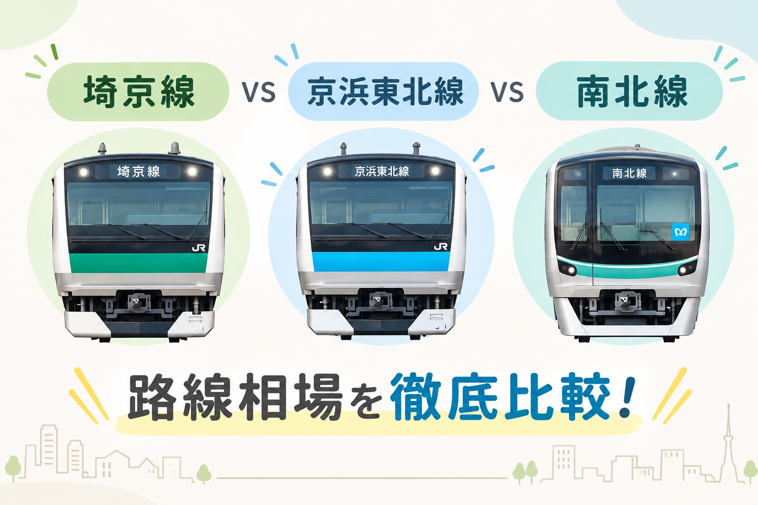 【東京都北区】北区交通&住環境比較の画像