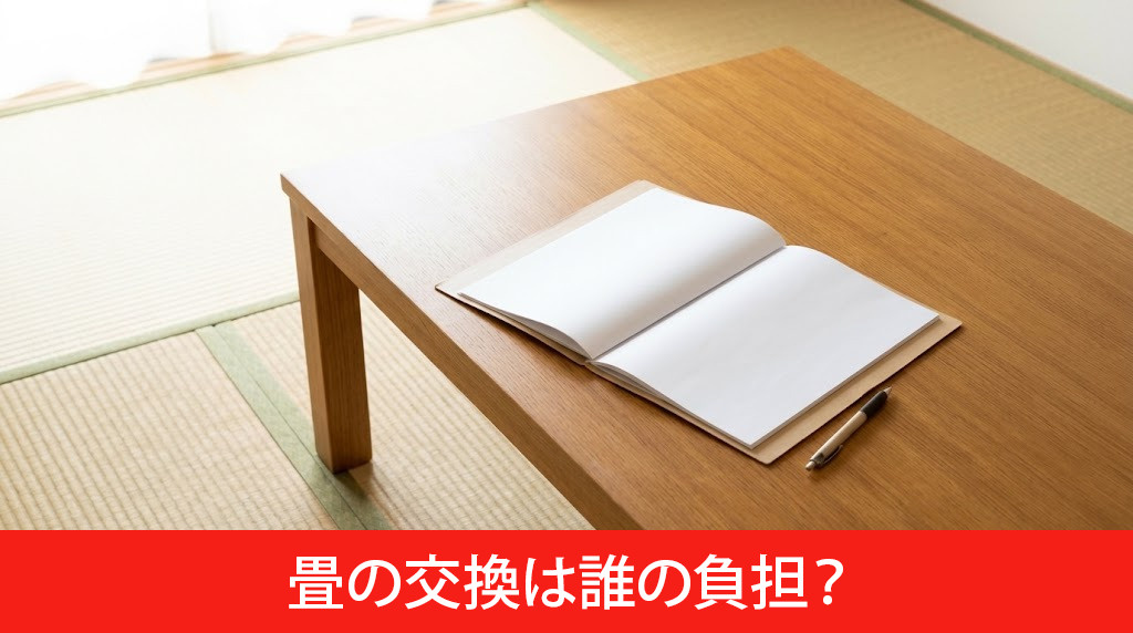  畳の交換は誰の負担？