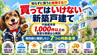 買ってはいけない新築戸建てとは？1,000件以上の売買経験から見る7つの判断基準の画像
