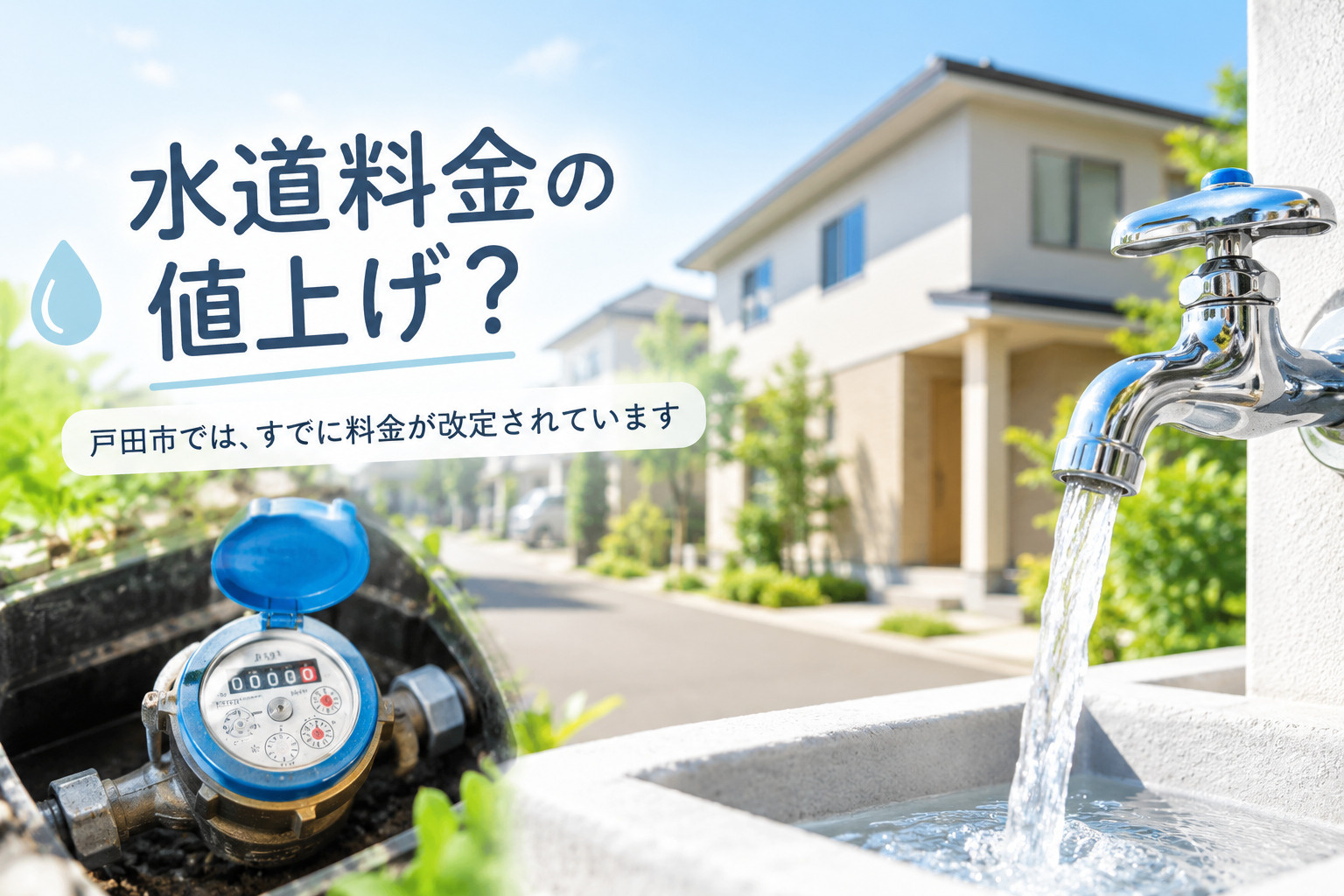 土地を購入する前に確認したい「水道」のこと、購入後の思わぬ費用を防ぐためにの画像