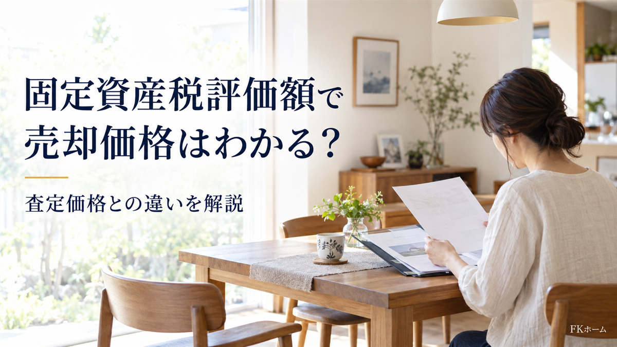 固定資産税評価額から家の売却価格はわかる？査定価格との違いを解説の画像