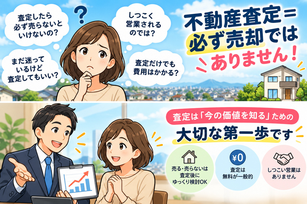 太田市で不動産査定｜査定したら必ず売らないといけない？地元不動産会社が解説の画像