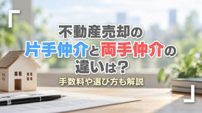 不動産売却の片手仲介と両手仲介の違いは？手数料や選び方も解説の画像