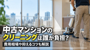 中古マンションのクリーニングは誰が負担？費用相場や抑えるコツも解説の画像