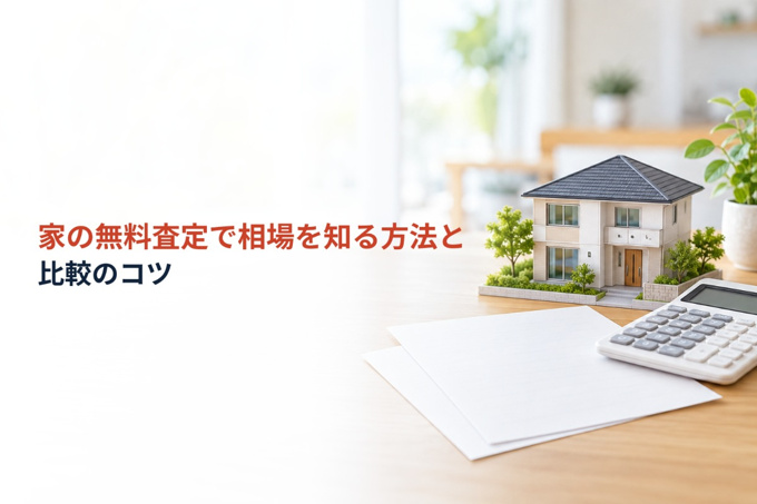 家の無料査定で相場を知る方法と比較のコツの画像