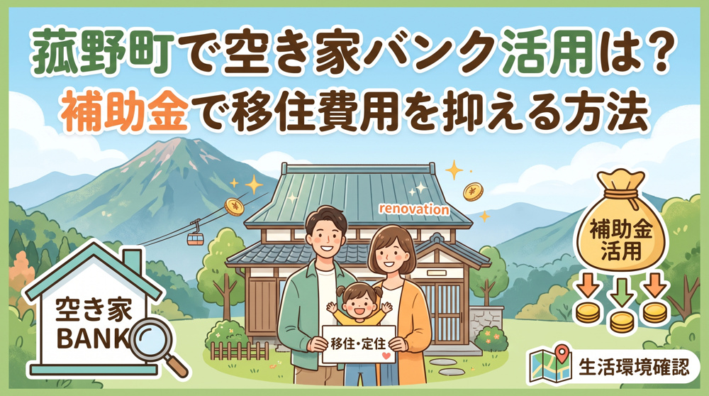 菰野町で空き家バンク活用は？補助金で移住費用を抑える方法の画像