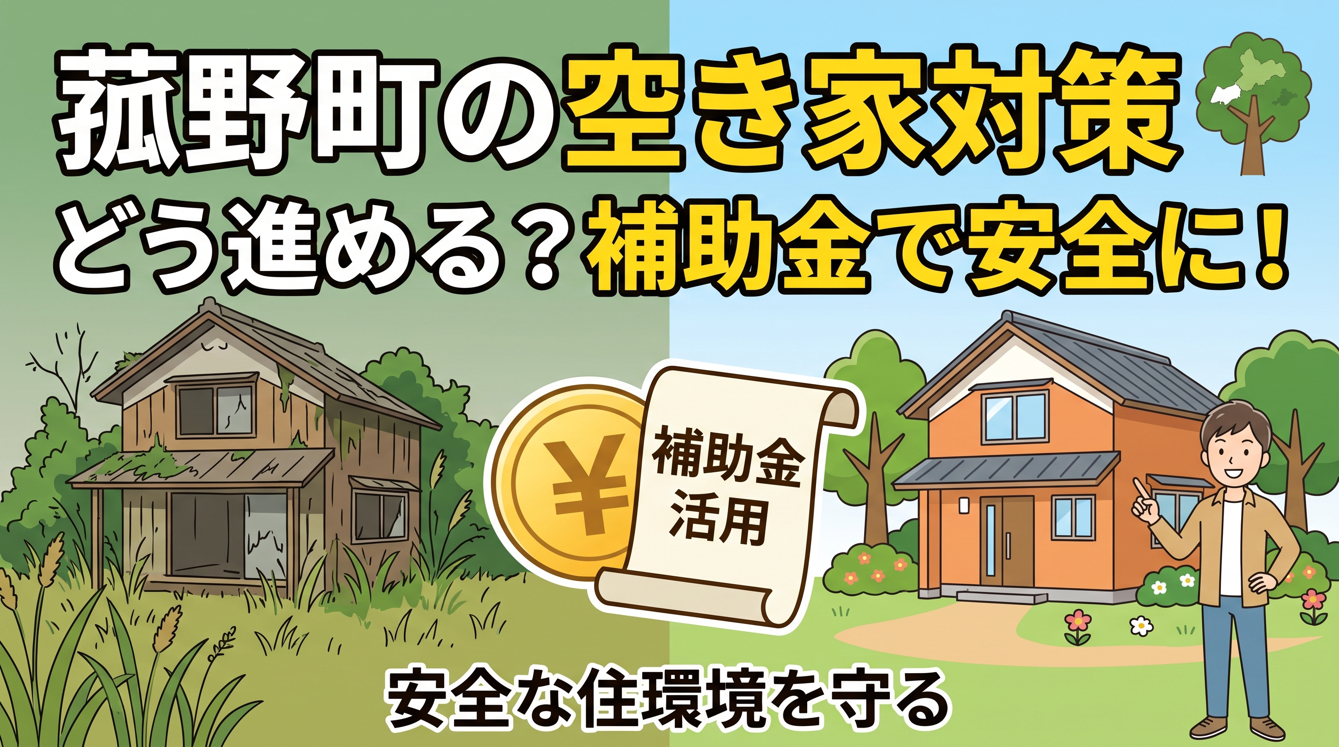 菰野町の空き家対策はどう進める？補助金を活用して安全な住環境を守る方法の画像