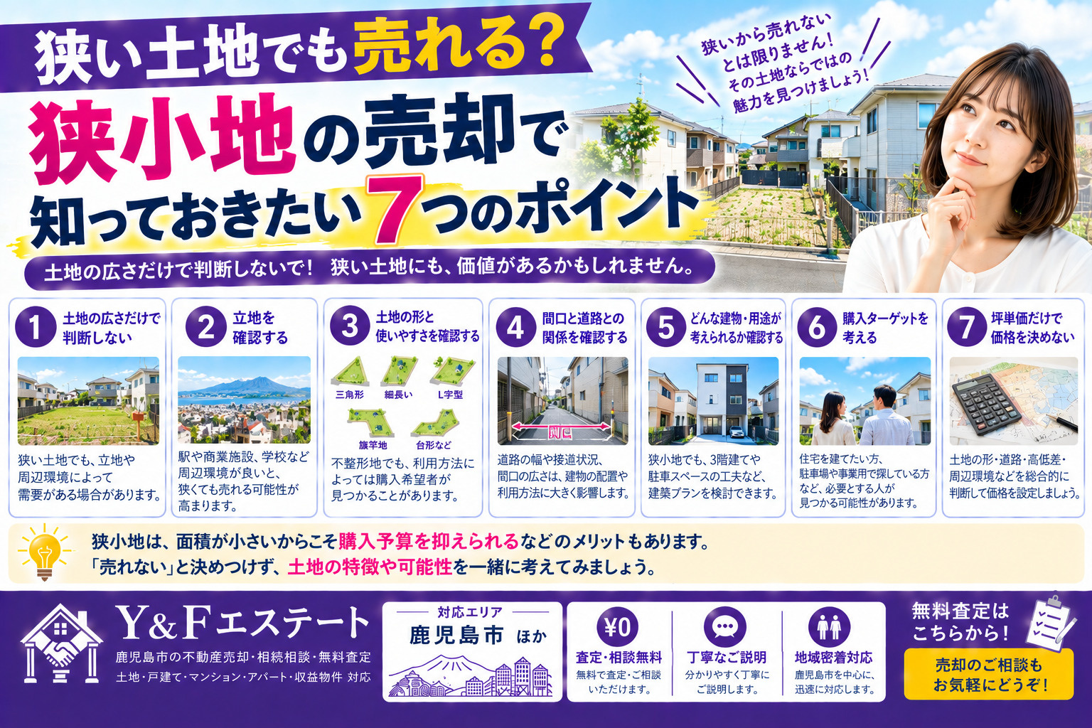 狭い土地でも売れる？狭小地の売却で知っておきたい7つのポイントの画像
