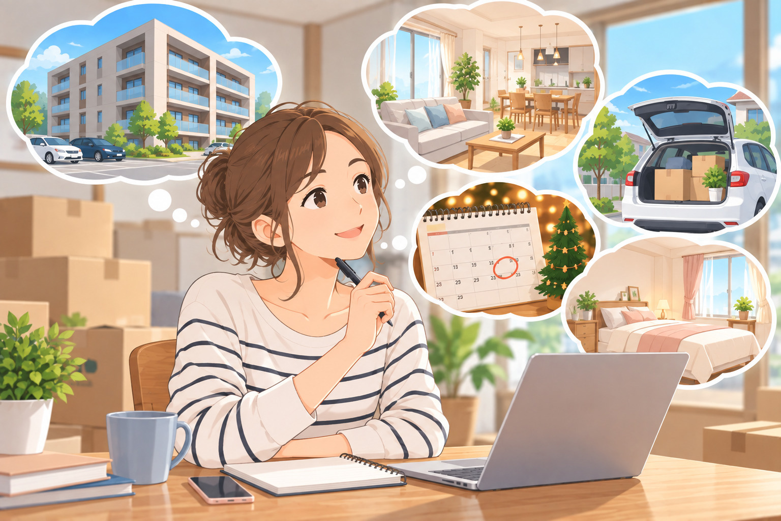 年内に引っ越したい!今から始めるお部屋探しの進め方と準備のポイントの画像
