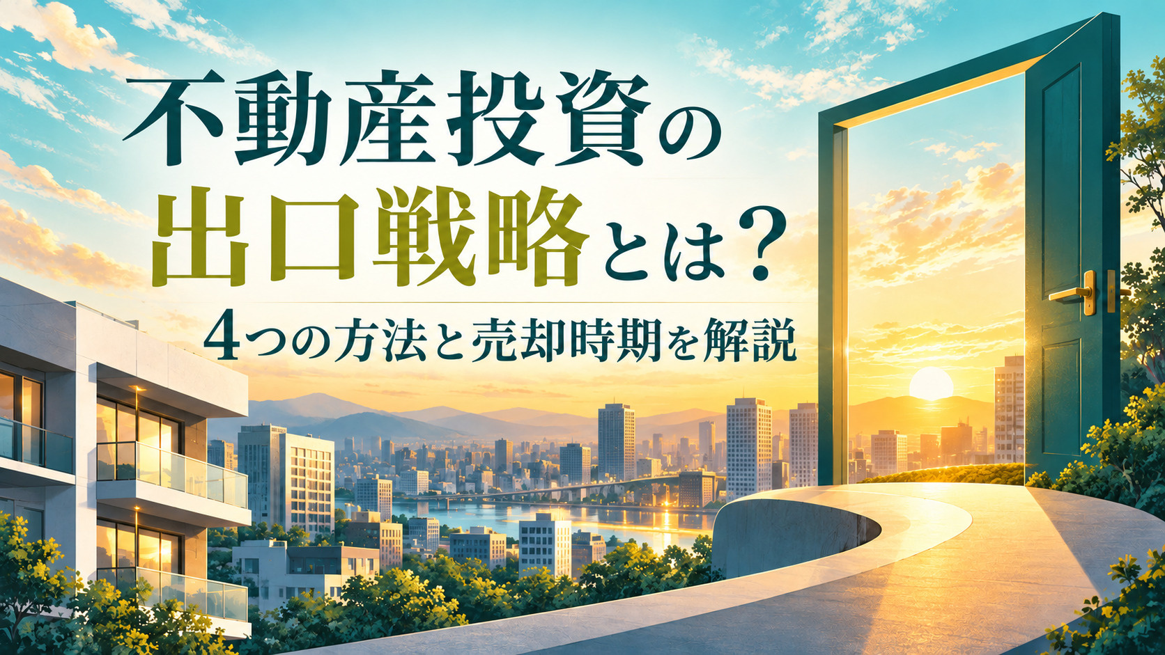 不動産投資の出口戦略とは？4つの方法と売却時期を解説の画像