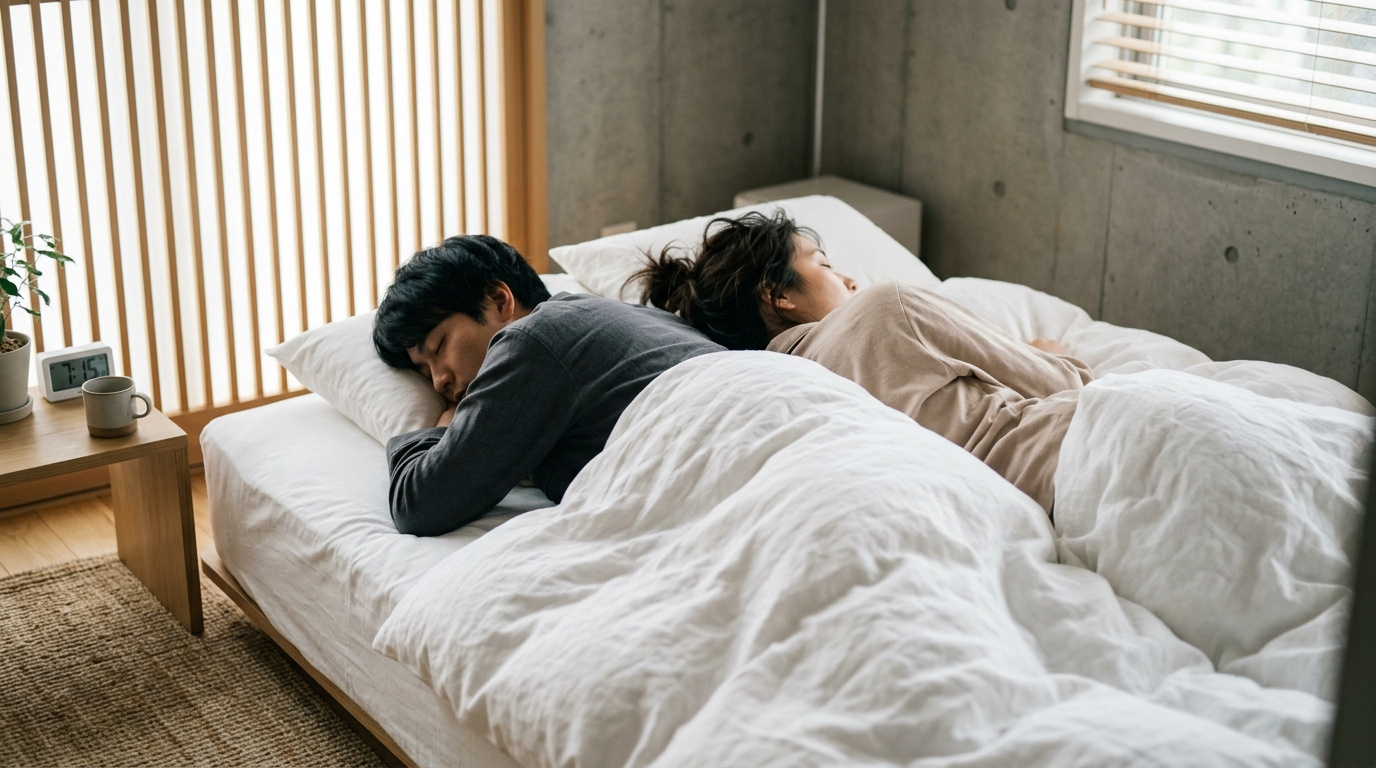 「好きだけど一緒に寝るのはしんどい」同棲カップルの寝室問題、同棲して初めて気づく「一緒に寝る」の難しさをお部屋探しで解決するの画像