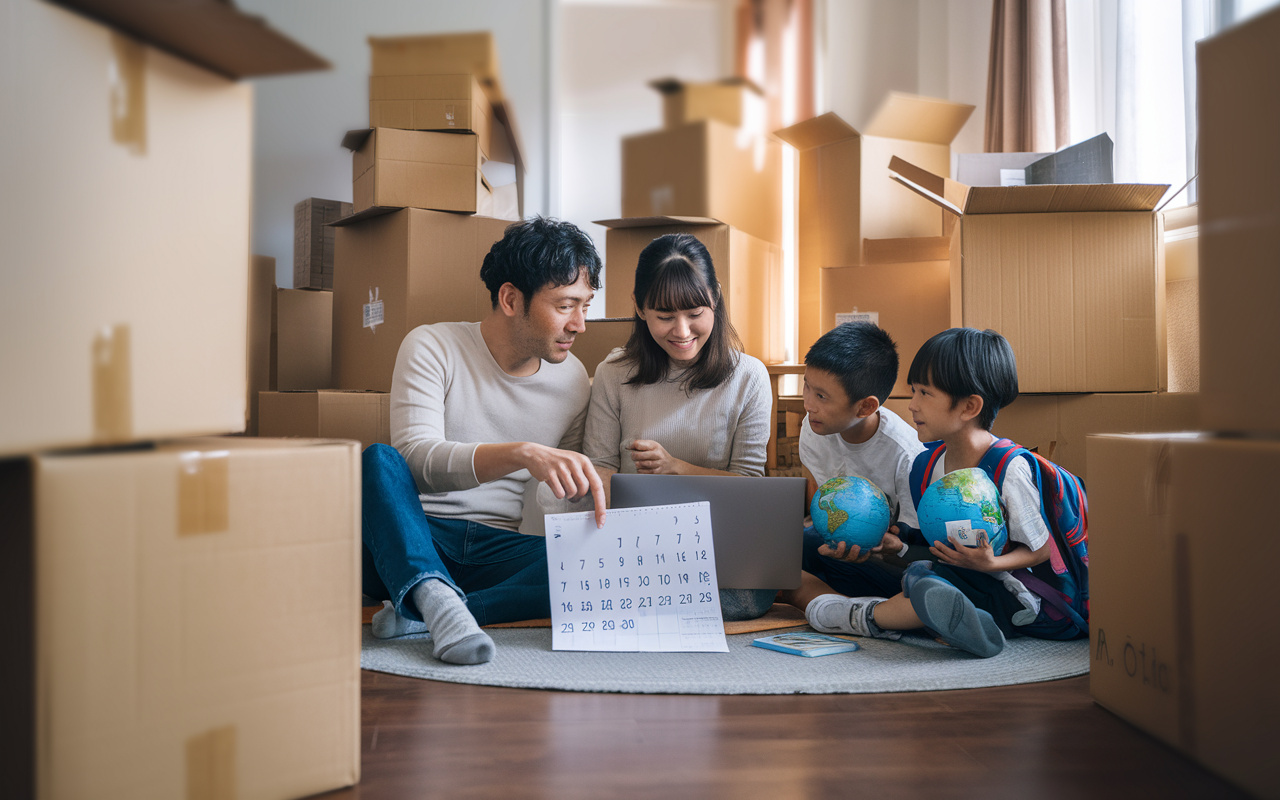家族の引っ越しいい時期はいつ？学校行事と費用から無理のない住み替え計画の画像