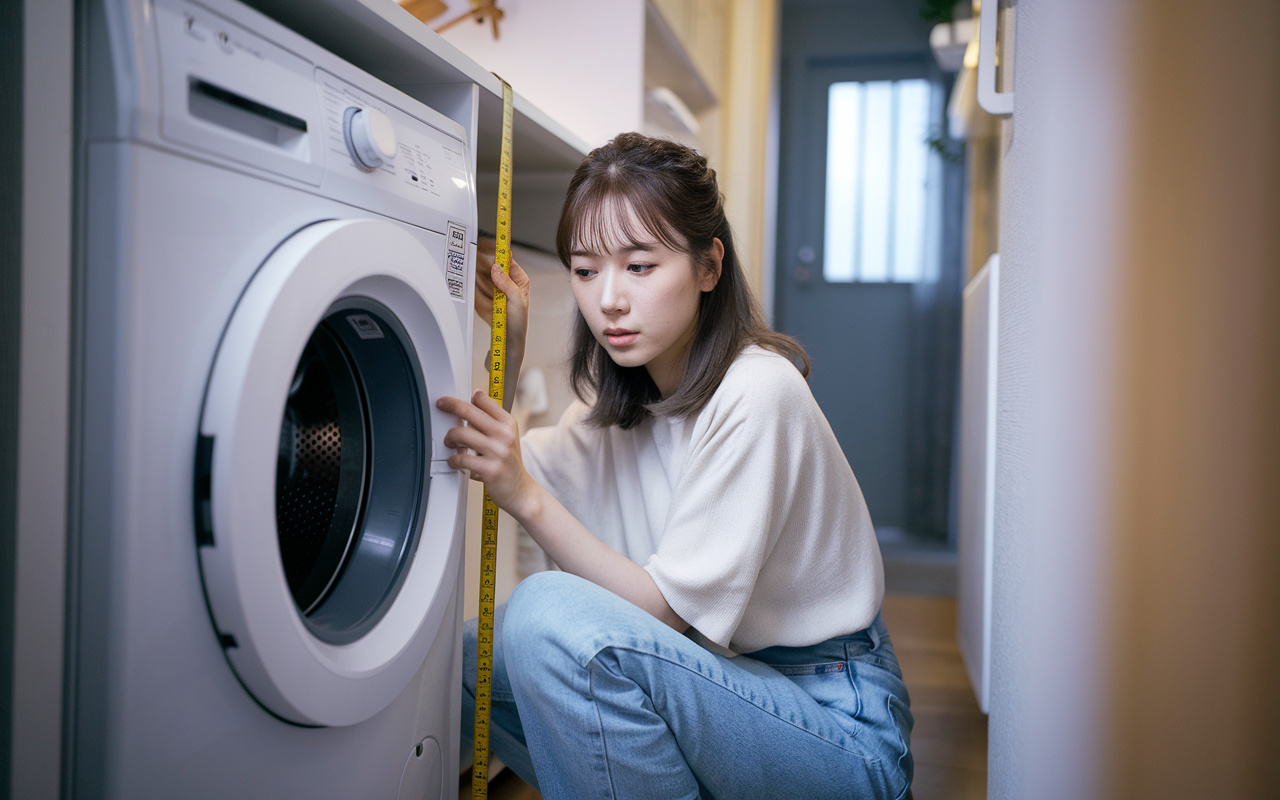賃貸の洗濯機サイズ選びで失敗しない!間取り別のコツと測るポイントを解説の画像