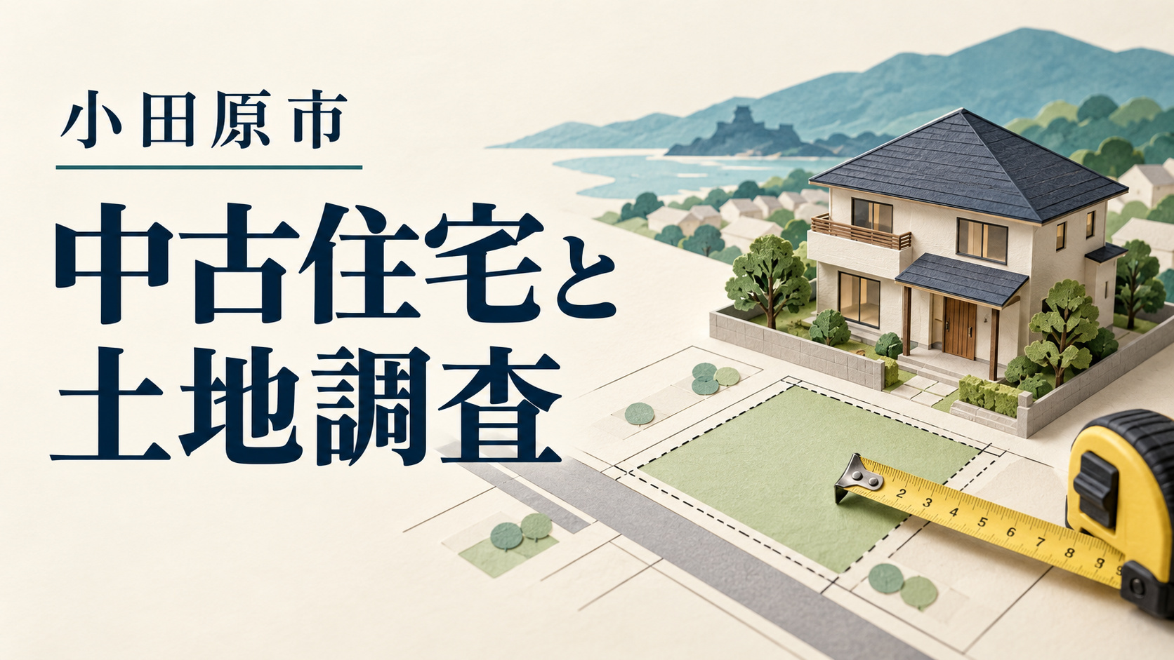 小田原市で中古住宅を買う前に|土地・道路・建替え条件の調べ方の画像