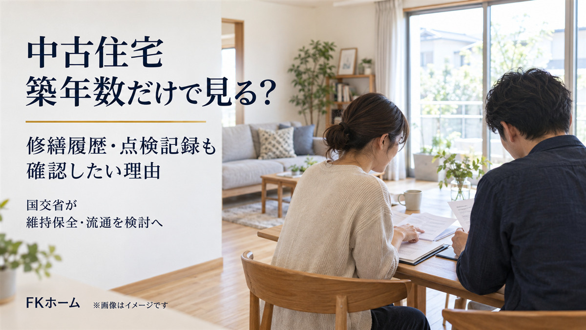 中古住宅は修繕履歴まで見る時代へ？国交省が住宅の維持保全・流通を検討への画像